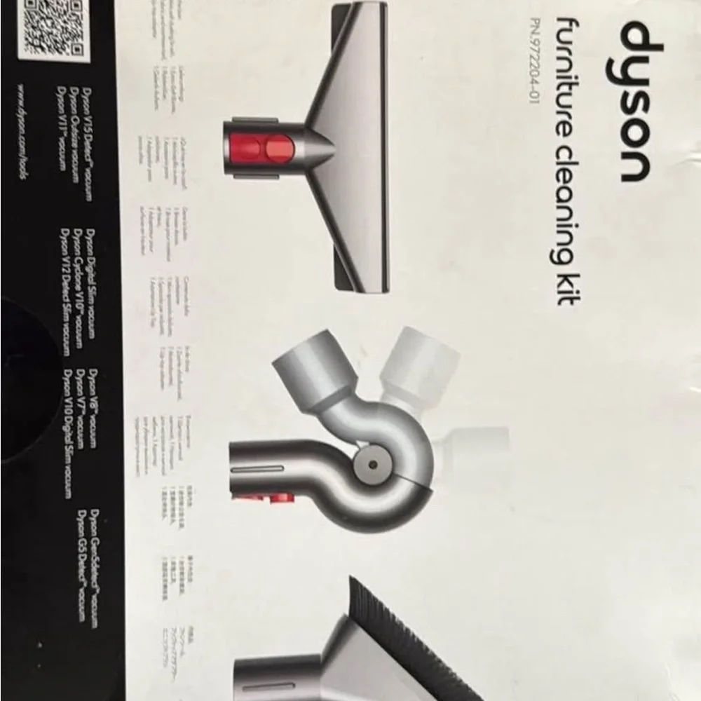 Dyson Silver and Red Cleaning Attachments